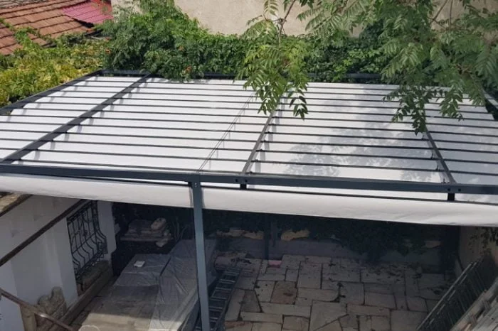 Pergola retractabila dublu fald VIA cluj
