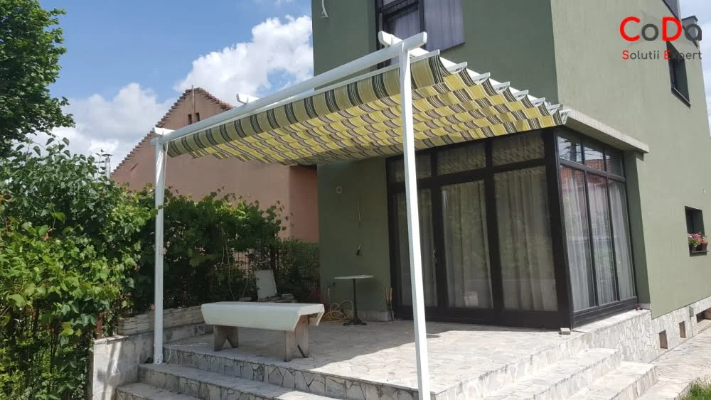 Pergola retractabila cu 2 picioare cluj