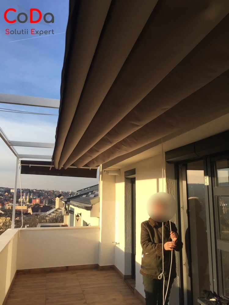 Pergola retractabila cu inchideri laterale CoDa Cluj
