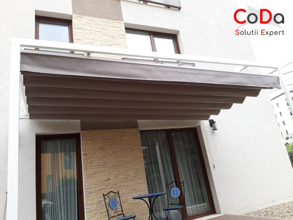 Pergola cu structura de aluminiu coda cluj Pergola cu structura de aluminiu coda cluj