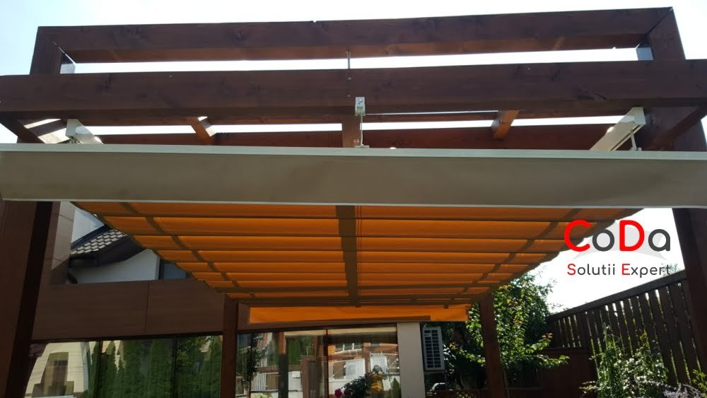 Pergola pe structura lemn coda cluj