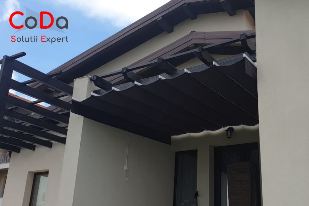 Pergola retractabila manuala coda cluj 1