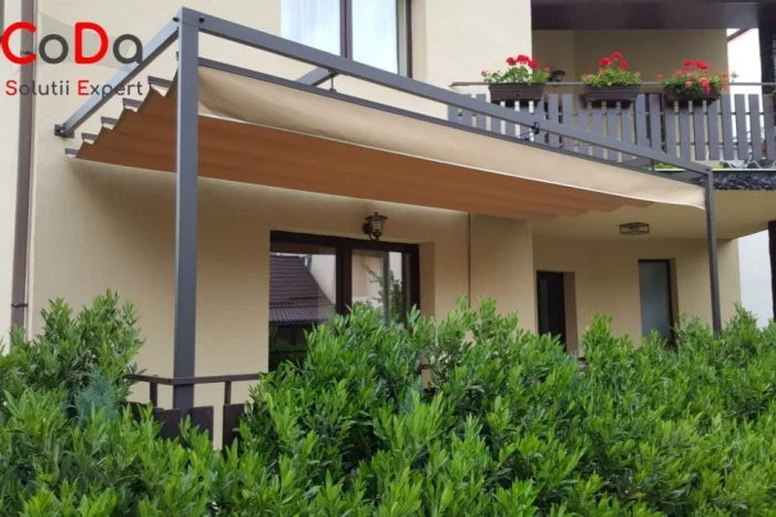 Pergola retractabila pentru umbrire coda cluj