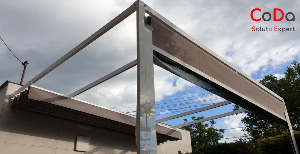 Structura pergola aluminiu coda cluj Structura pergola aluminiu coda cluj