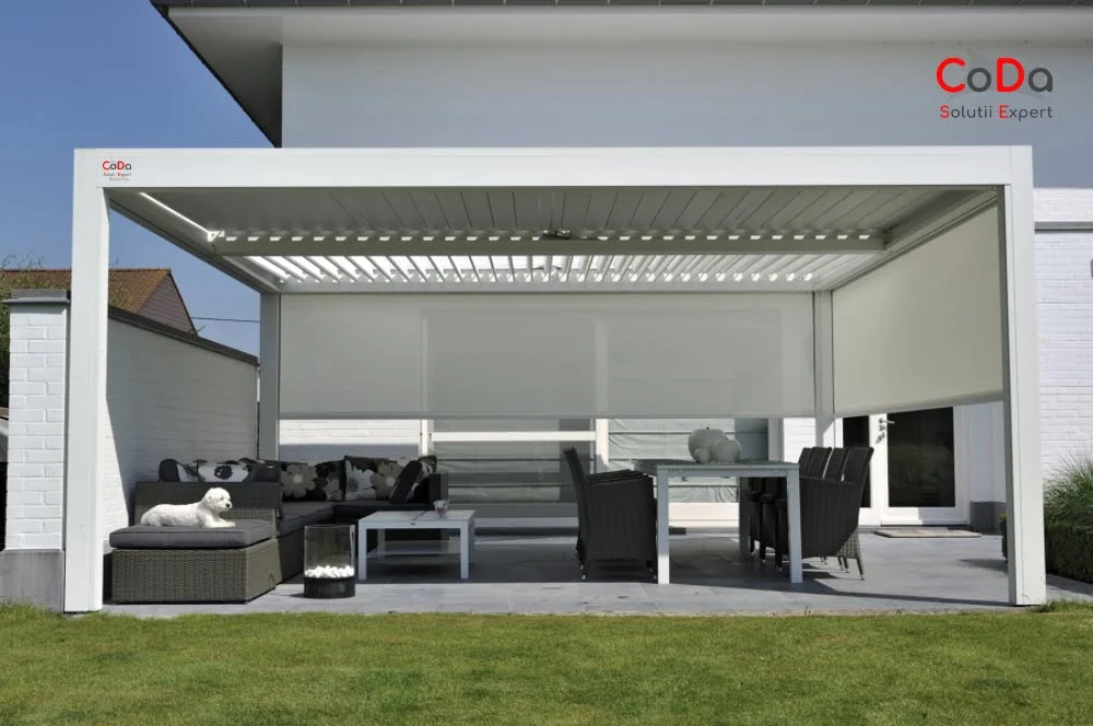 Pergola bioclimatica coda
