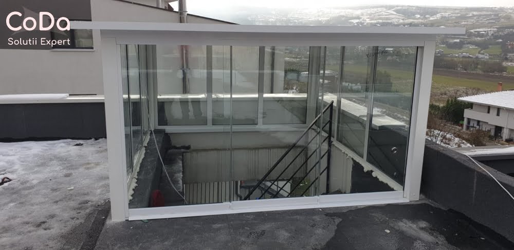 Pergola fixa de aluminiu coda cluj Pergola fixa de aluminiu coda cluj