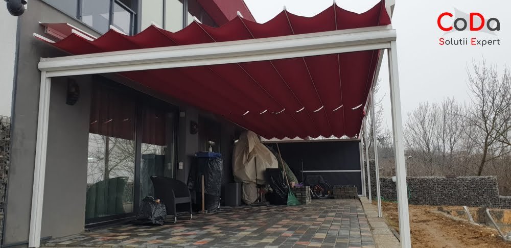 Pergola retractabila coda
