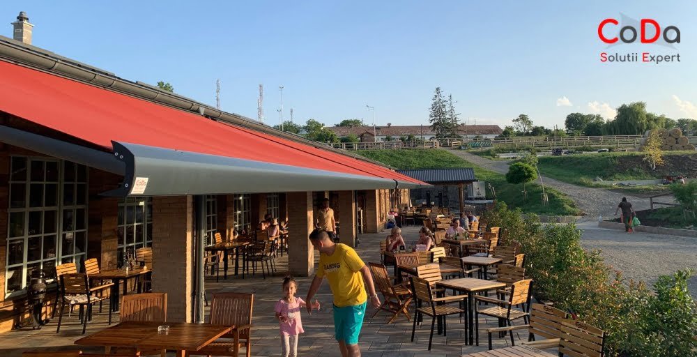 Copertine electrice retractabile cu caseta coda Copertine electrice retractabile cu caseta coda