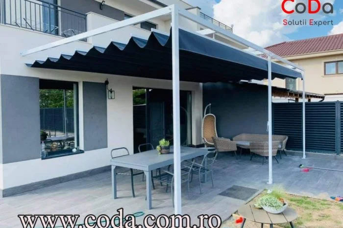 Pergola cu falduri retractabila coda