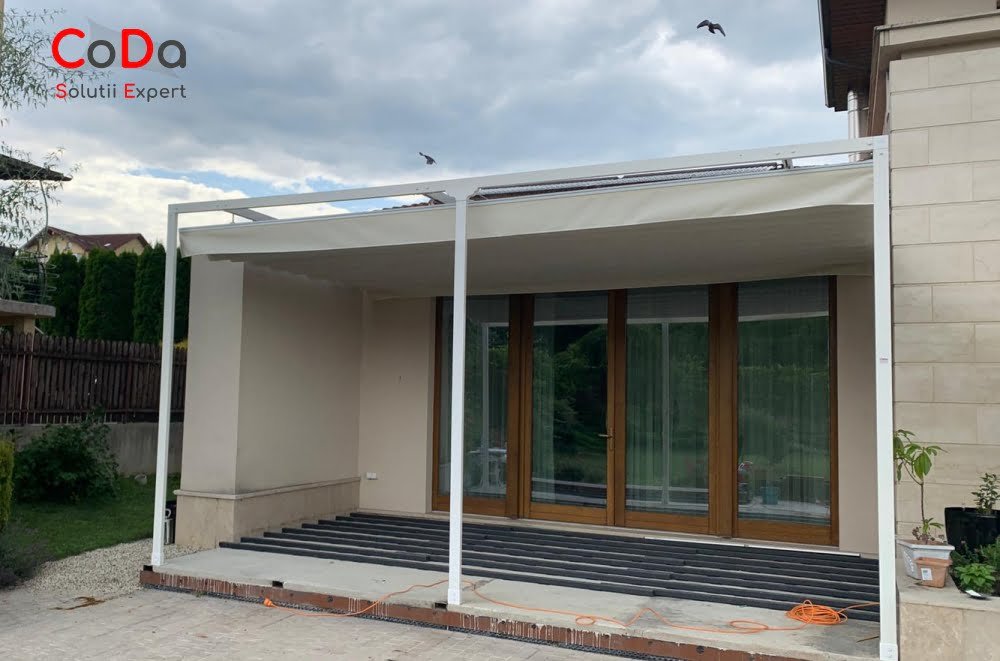 Pergola falduri retractabila coda 1