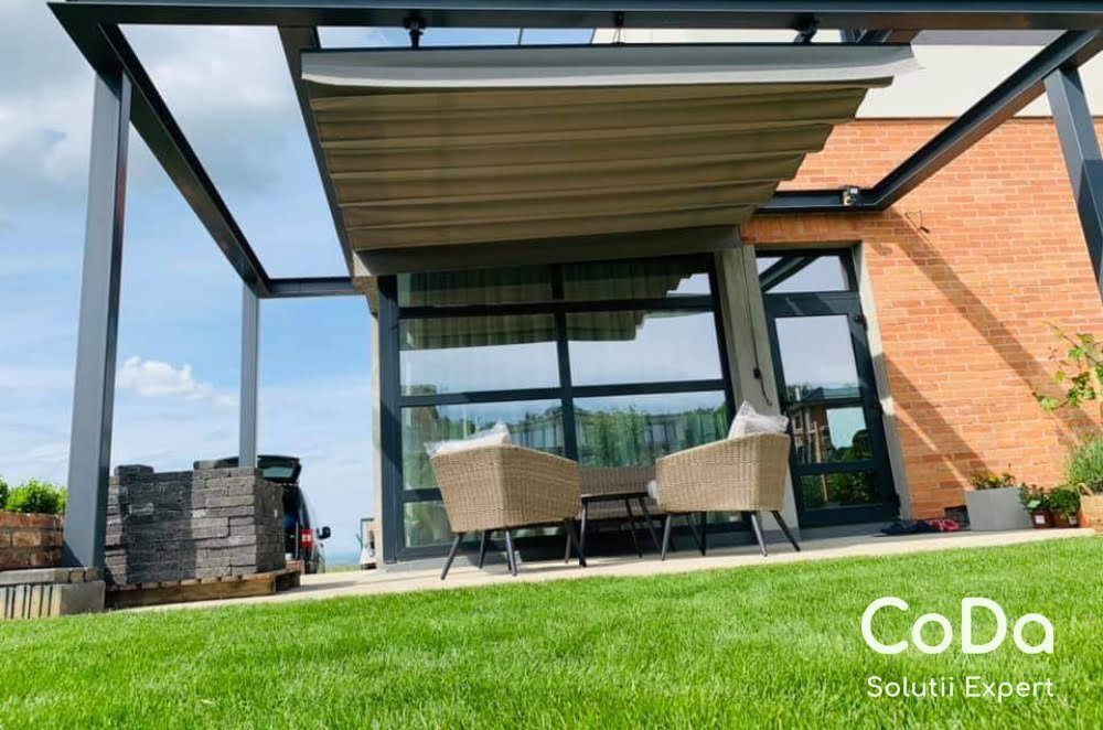 Pergola falduri retractabila coda cluj