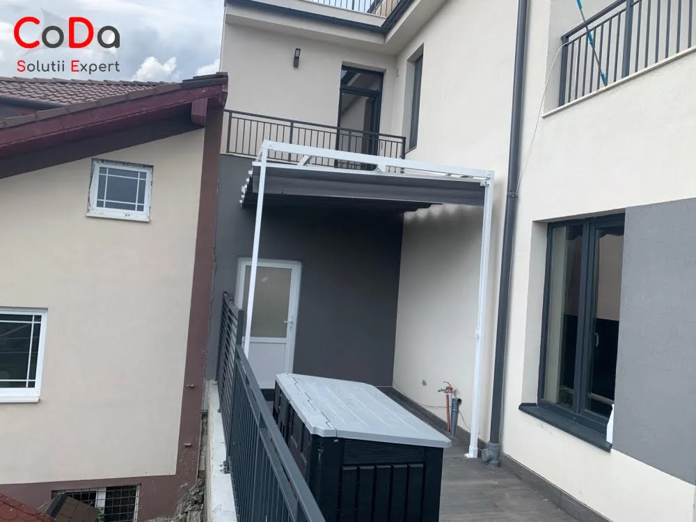 Pergola falduri retractabila coda Pergola falduri retractabila coda