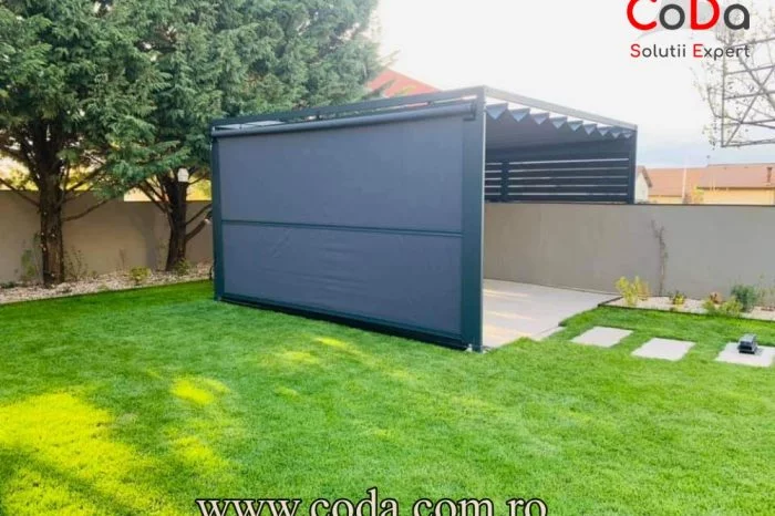 Pergola retractabila cu falduri coda cluj 1