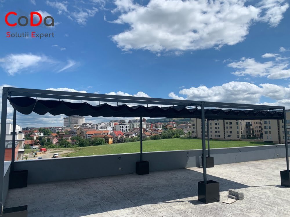 Pergole retractabile dublu fald coda