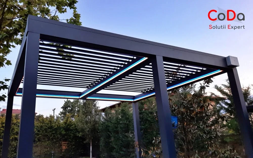 Pergola Bioclimatica retractabila coda