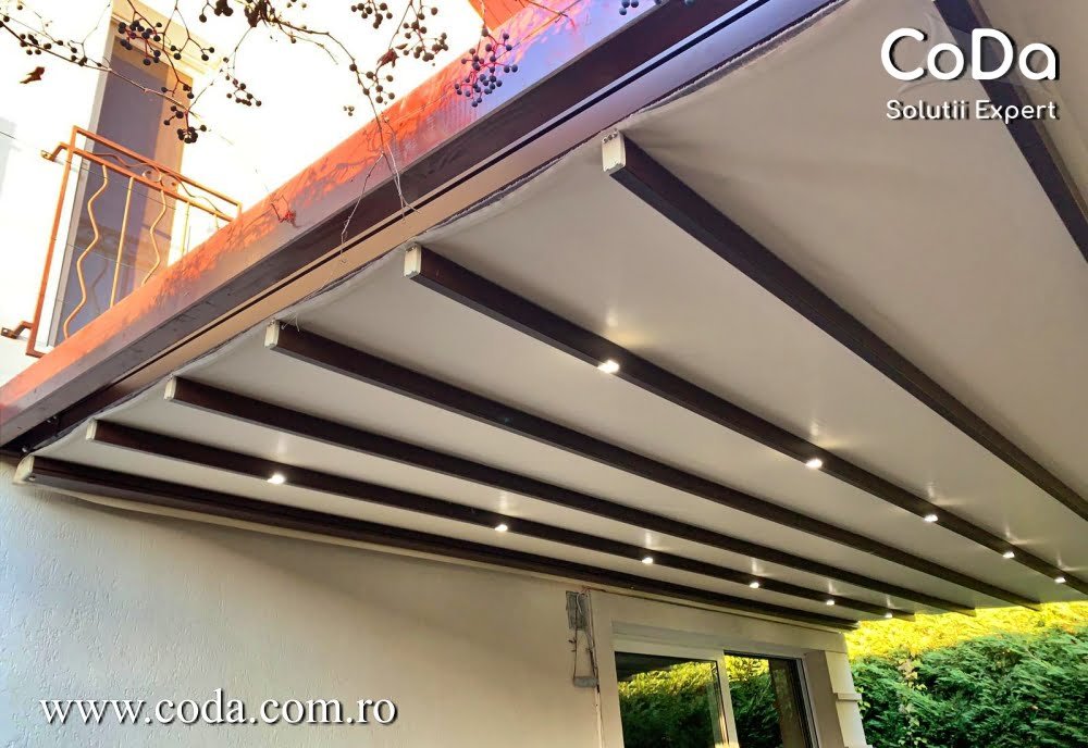 Pergosistem retractabil cu leduri coda cluj