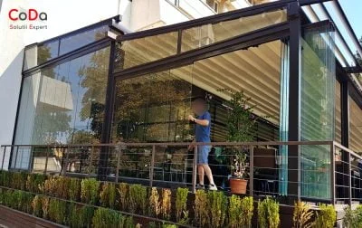 Sistem inchidere terasa sticla glisanta Valedo BKS T CoDa Cluj e1700226531666