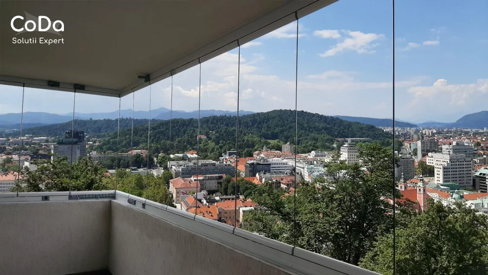 Sistem glisant inchidere balcon cu sticla Valedo BKS 17