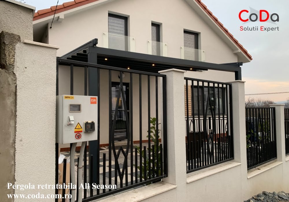 Pergola all season membrana pvc coda cluj 3