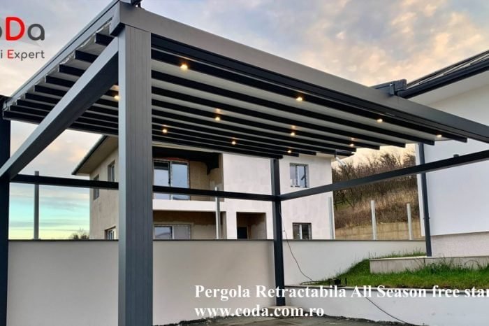 Pergola all season membrana pvc coda cluj