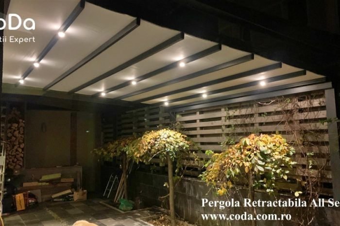 Pergola all season membrana pvc coda cluj