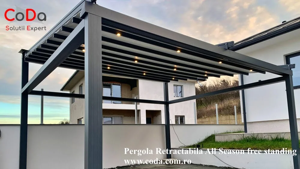 Pergola all season membrana pvc coda cluj