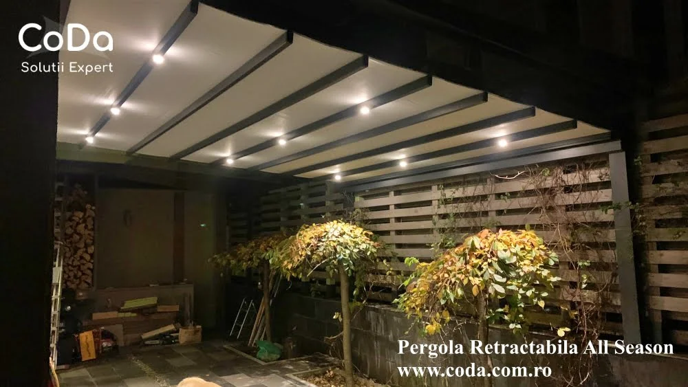 Pergola all season membrana pvc coda cluj