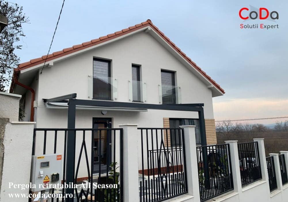 Pergola retractabila all season pvc coda cluj 1
