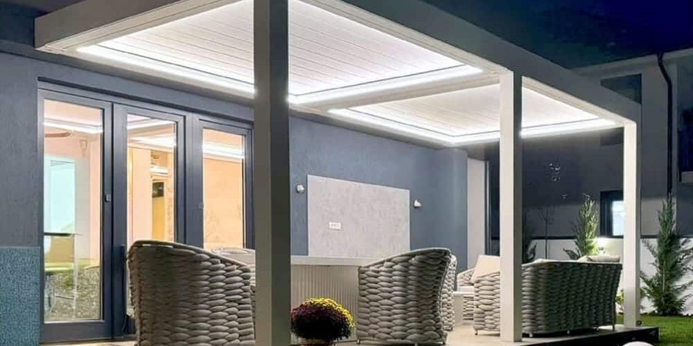 Pergola Bioclimatica retractabila coda cluj