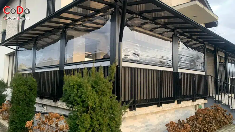 Rulou cu ghidaje folie cu acrilic coda cluj