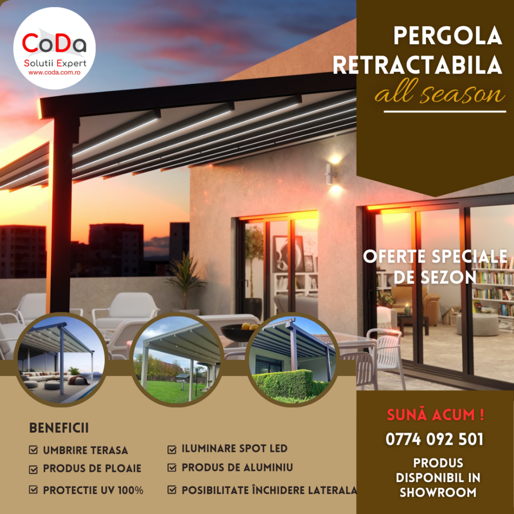 Pergole Retractabile Coda Cluj Pergole Retractabile Coda Cluj