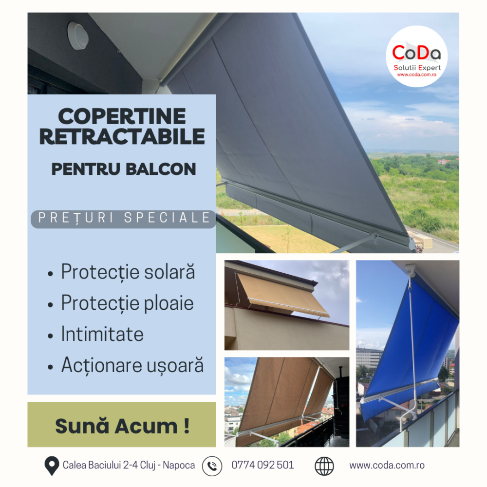 Copertine retractabile pentru balcon Copertine retractabile pentru balcon