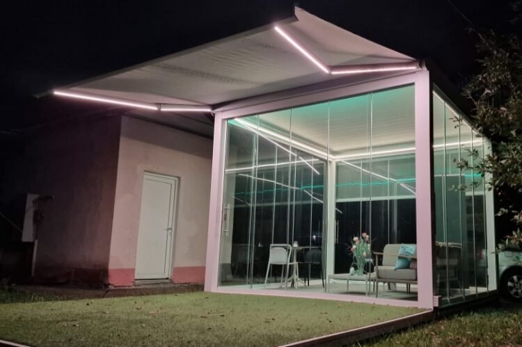 Pergola Bioclimatica Showroom coda cluj