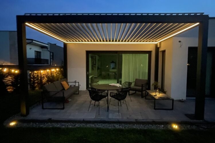 Pergola Bioclimatica cu led coda cluj