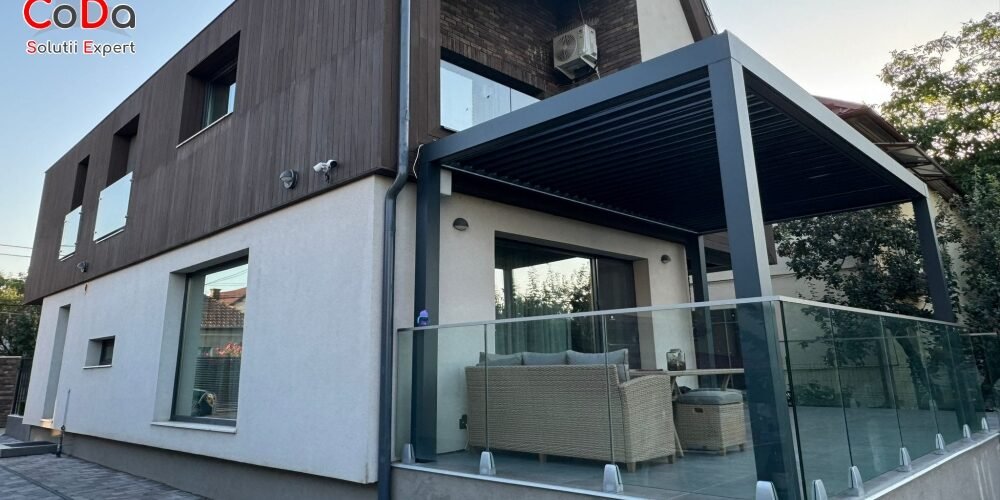 Pergola Bioclimatica lamele rotative coda cluj