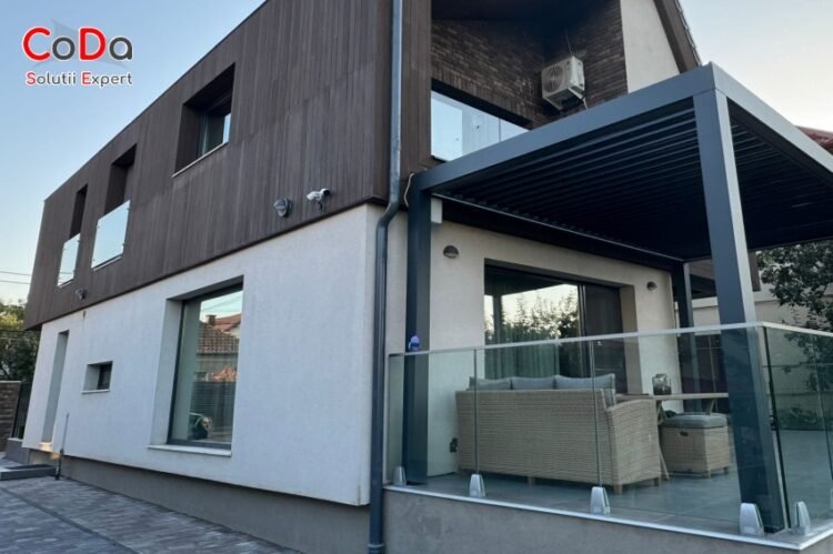 Pergola Bioclimatica lamele rotative coda cluj
