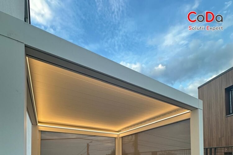 Pergola Bioclimatica lamele rotative coda cluj