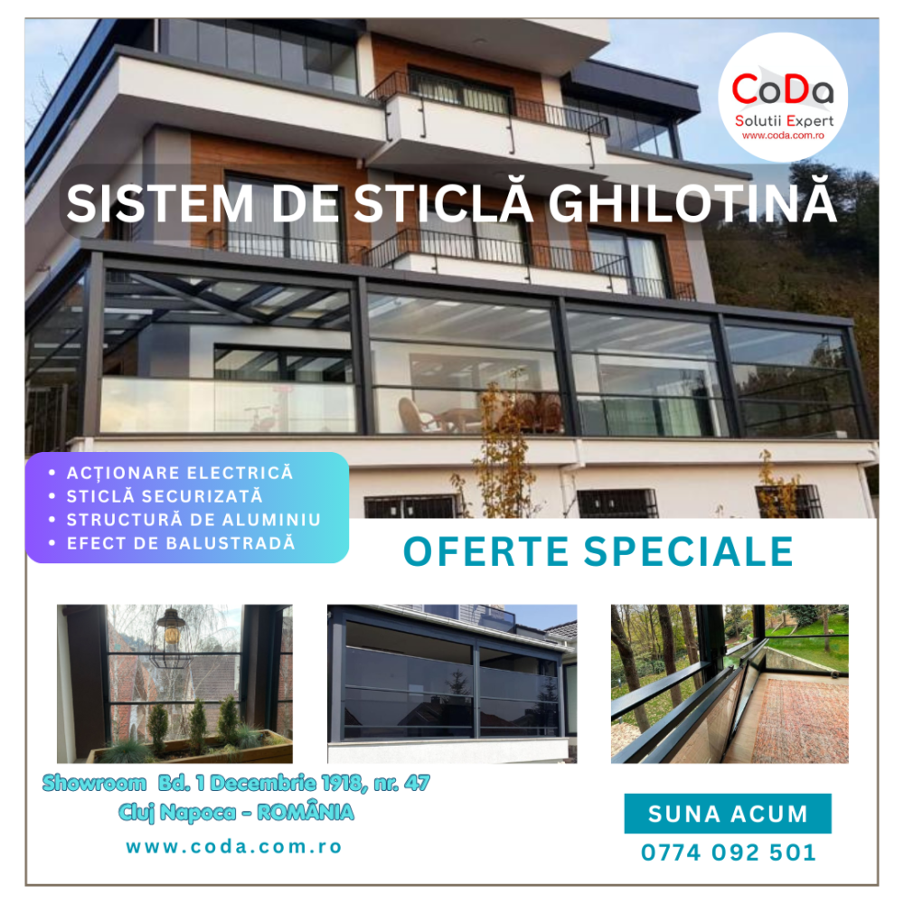 Sistem de Sticla Ghilotina Sistem de Sticla Ghilotina